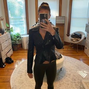 BlankNYC Faux leather biker jacket